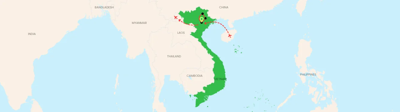 Cycle the rural Vietnam